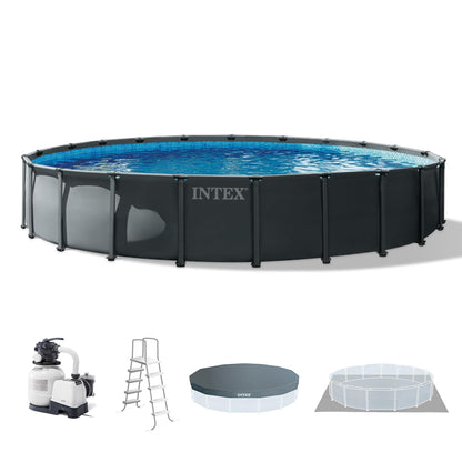 INTEX Ultra XTR 22 ft x 48 in Above Ground Pool Set, Round Swimming Pool