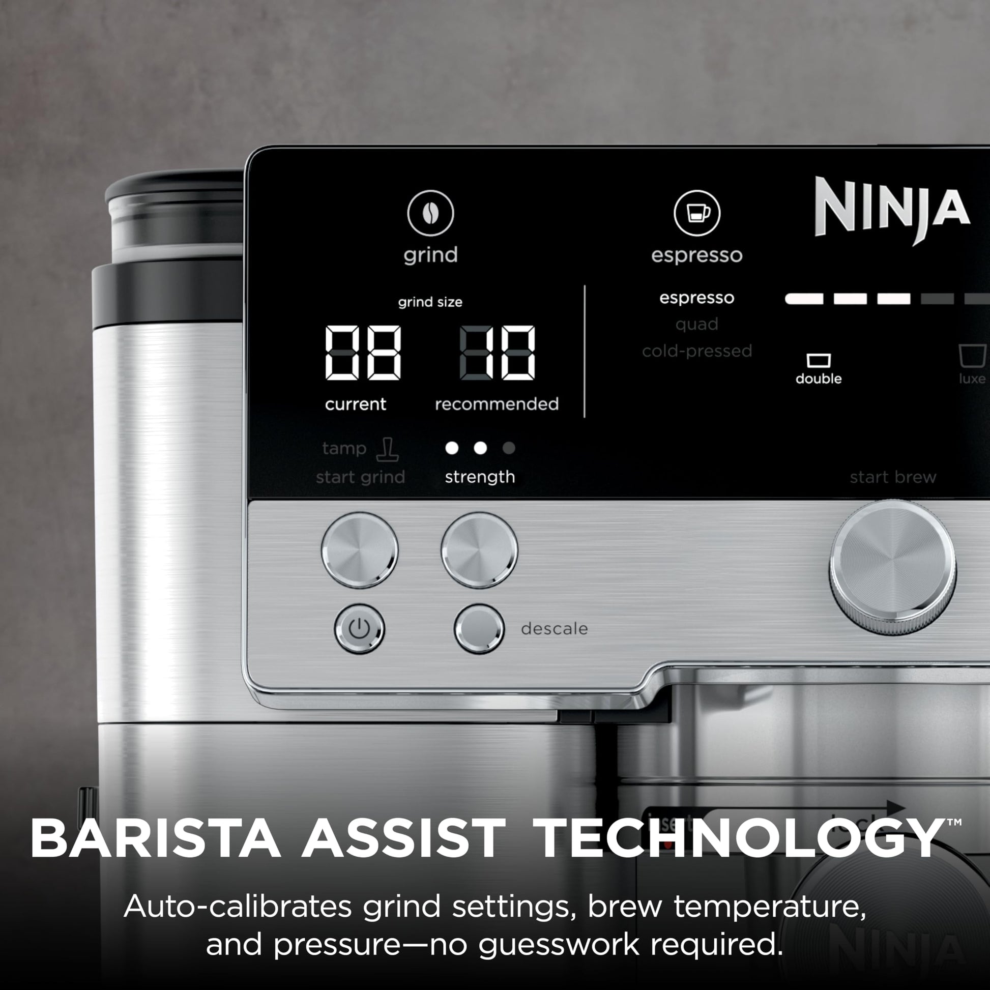 Ninja Luxe Café Premier 3-in-1 Espresso Machine, Drip Coffee