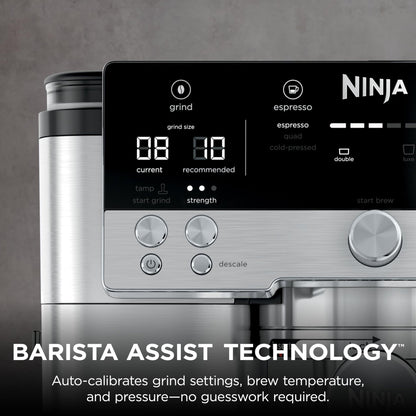 Ninja Luxe Café Premier 3-in-1 Espresso Machine, Drip Coffee