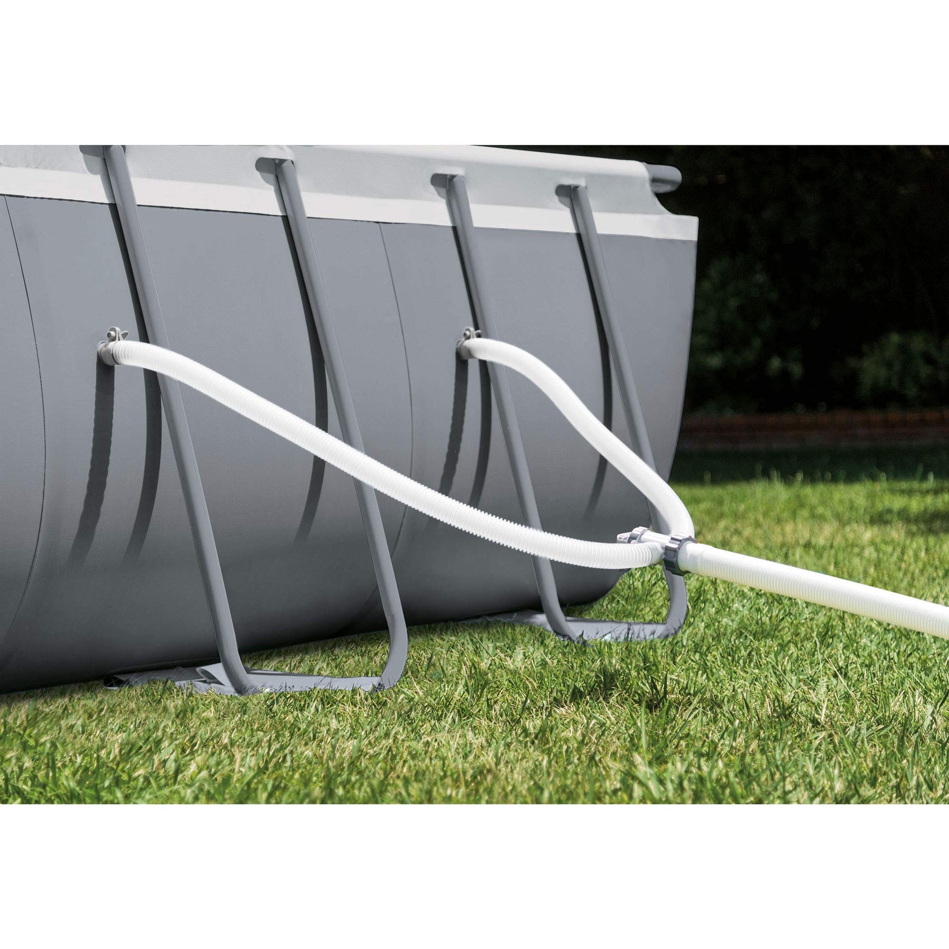 INTEX Ultra XTR 24 ft x 12 ft 52 in Above Ground Pool Set, Rectangular Swimming Pool