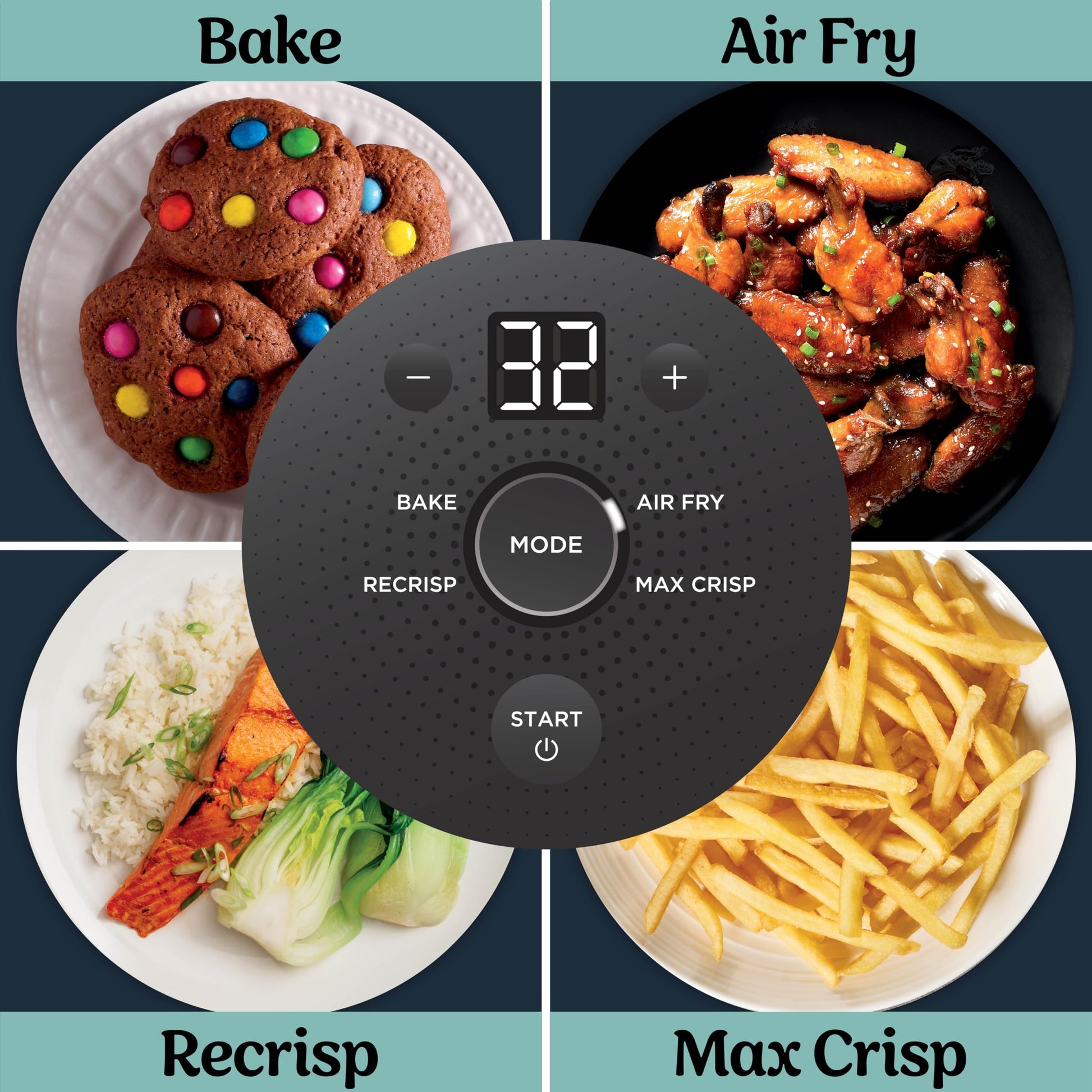 Ninja Crispi 4-in-1 Glass Air Fryer | 450°F |
