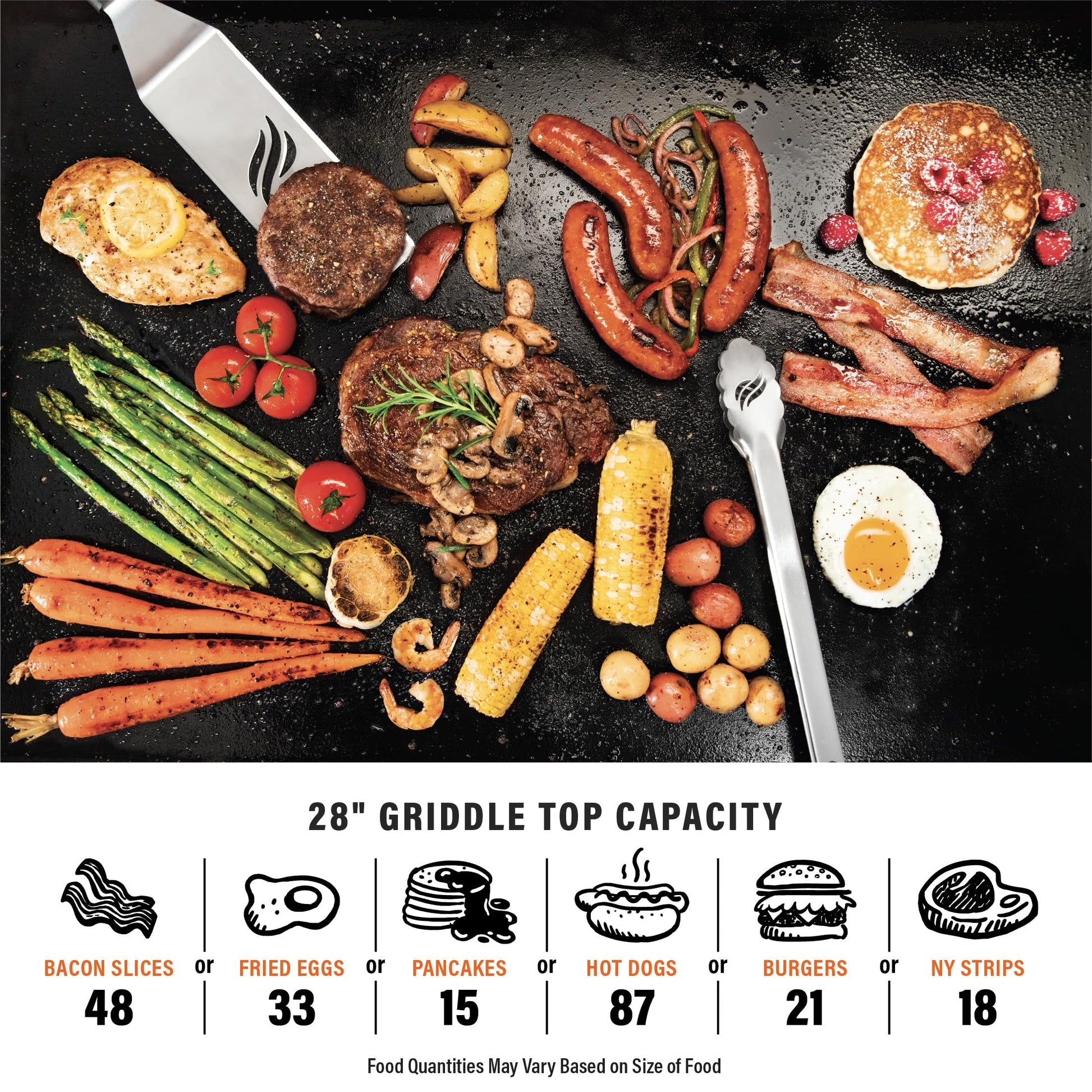 Blackstone Flat Top Gas Grill Griddle 2 Burner Propane Fuelled Rear Grease Management System